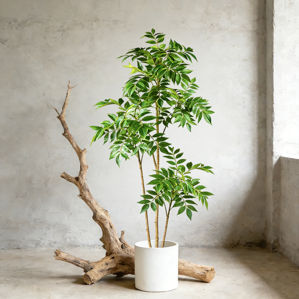Rubber Plant Ficus - شجرة مطاطية صناعية بطول 76-140 سم،